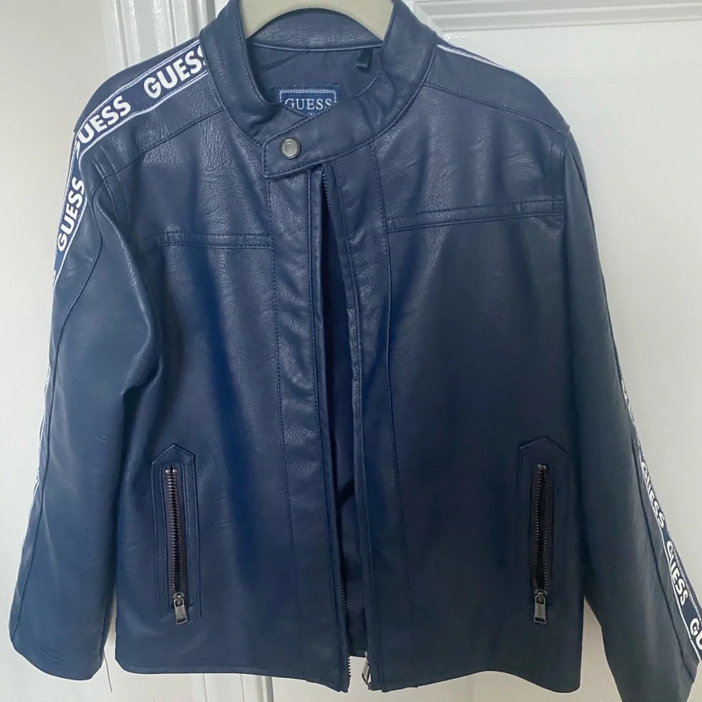Guess boy leather jacket